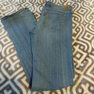 Levis bootcut skinny